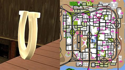 GTA San Andreas Horseshoes locations in Las Venturas.